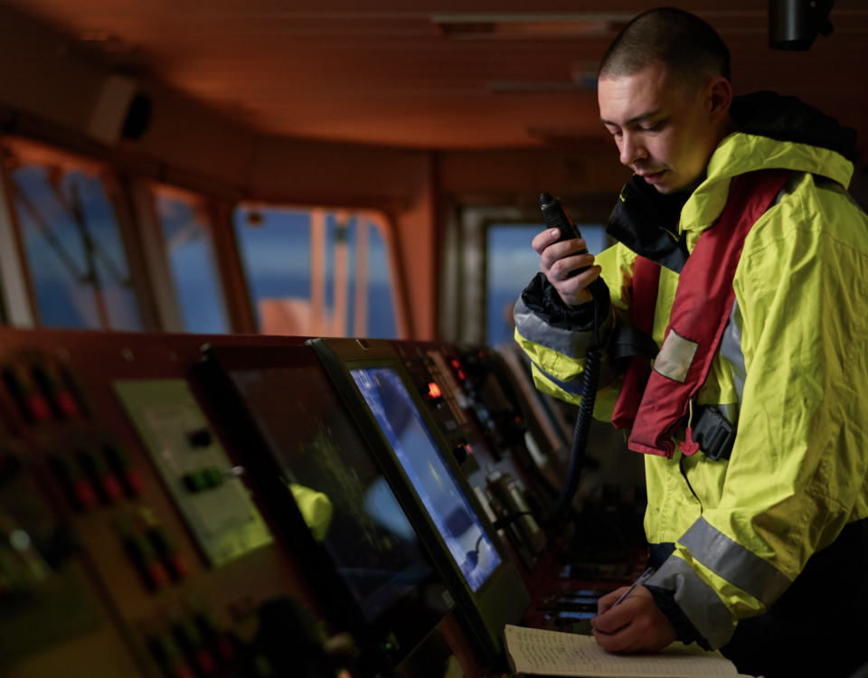 Crewperson on a vessel